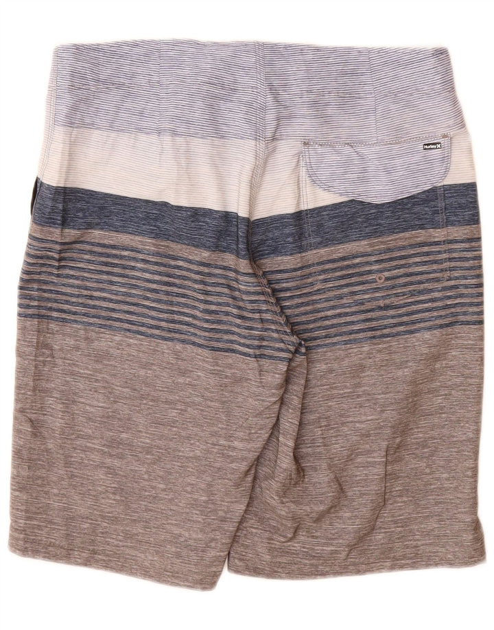Hurley Herre grafiske svømmeshorts Medium Grå Colourblock Polyester