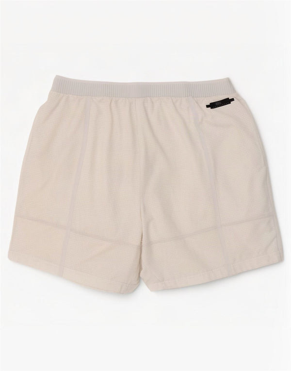 Adidas Mens Sport Shorts XL White Check Polyester