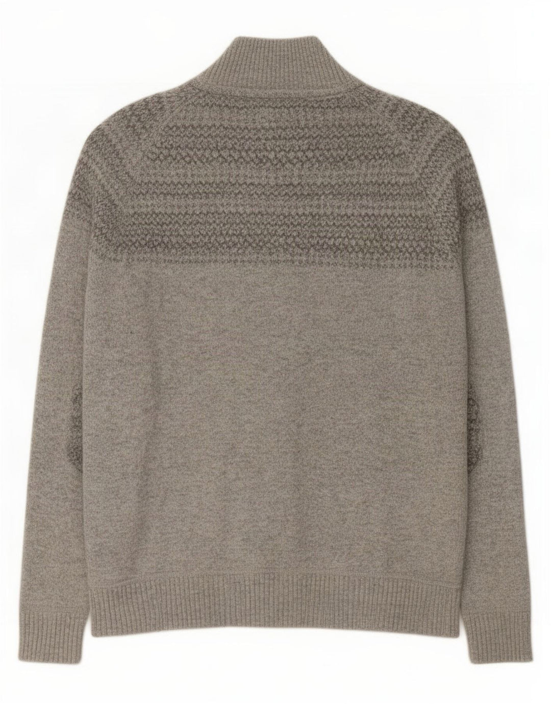 Ted Baker Herre Turtle Neck Jumper Sweater Størrelse 6 2XL Grå Bomuld