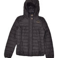 GURU Womens Hooded Padded Jacket UK 4 XS Black Polyamide | Vintage Guru | Thrift | Second-Hand Guru | Used Clothing | Messina Hembry 