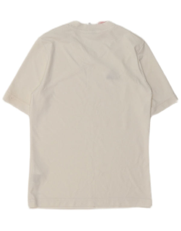 Adidas Boys Aeroready T-Shirt Top 11-12 År Hvid Polyester