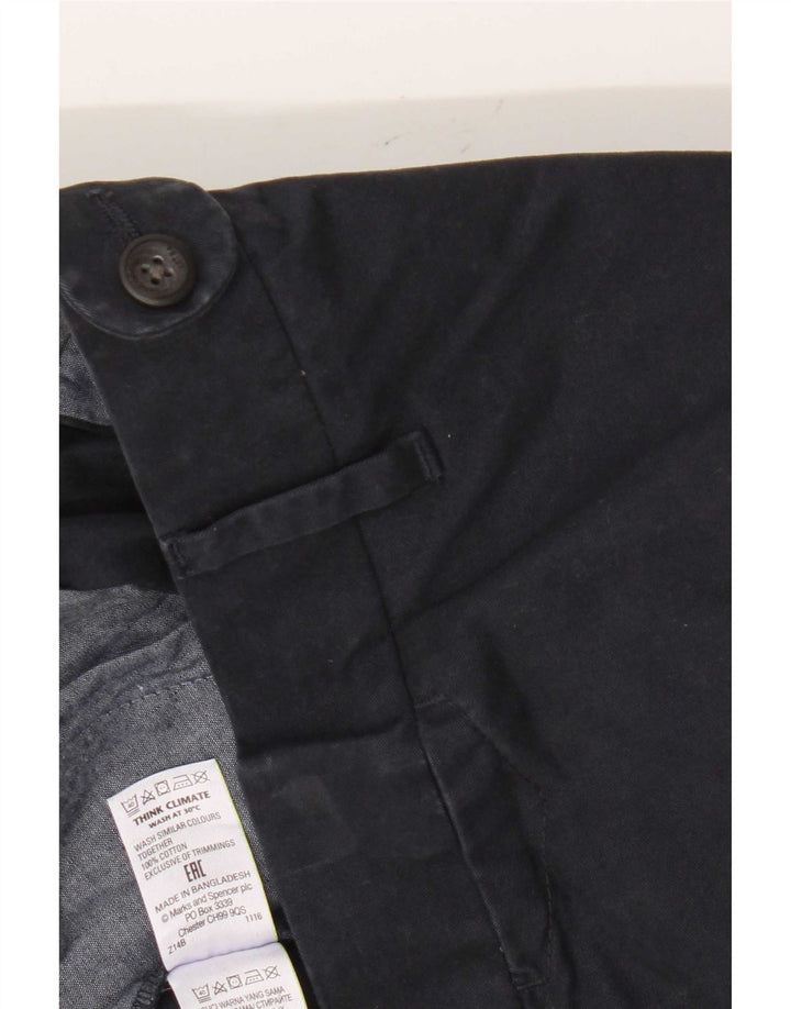 Marks & Spencer Herre Chino Shorts W46 3XL Marineblå Bomuld