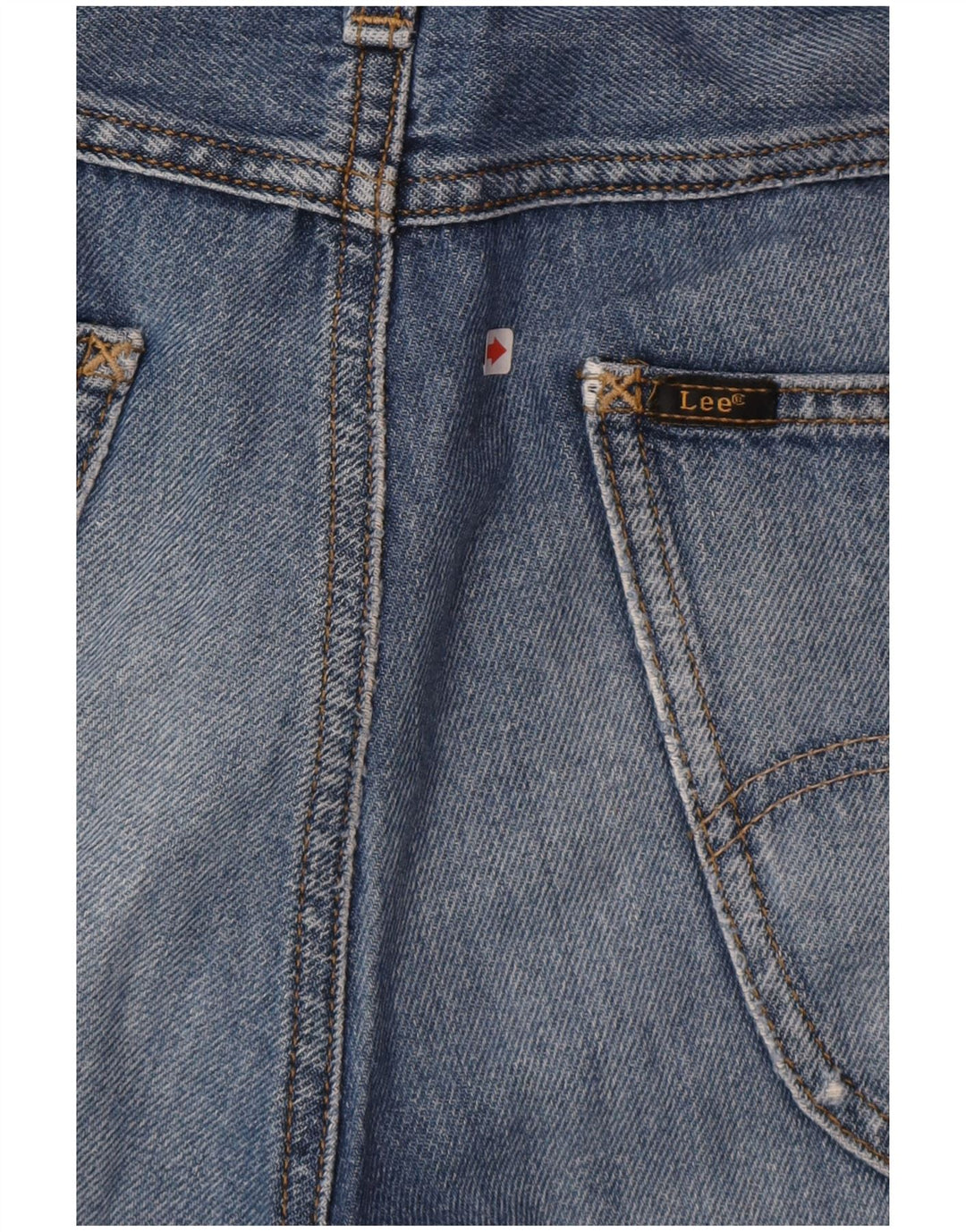 Lee Herre 5-lommers korte denimshorts W31 mellemblå bomuld