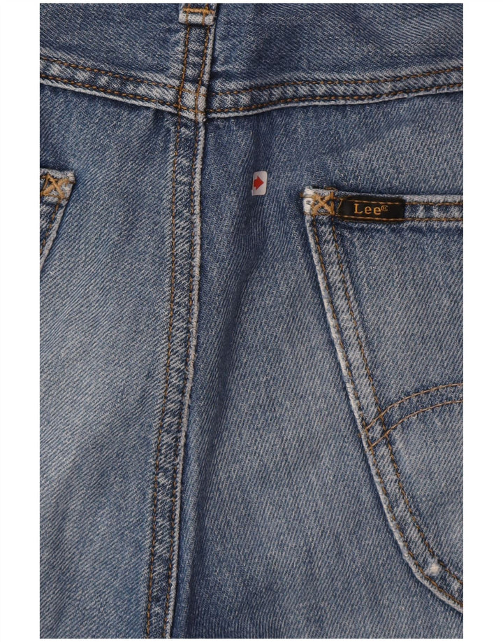 Lee Herre 5-lommers korte denimshorts W31 mellemblå bomuld