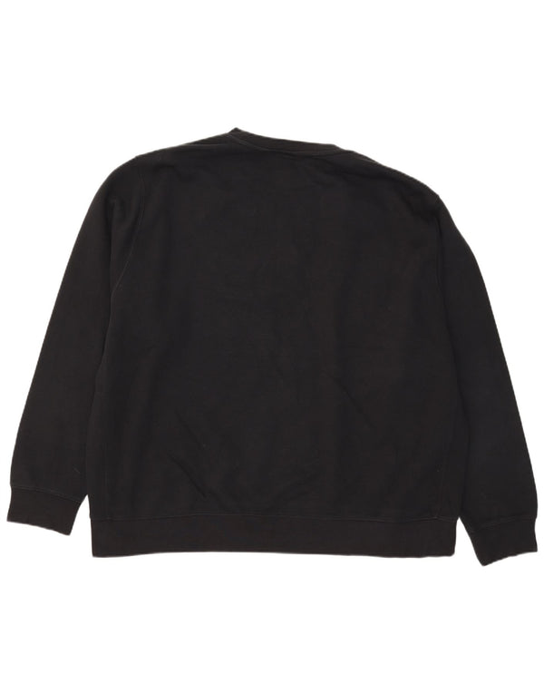 Nike Herre Sweatshirt Jumper 2XL Sort Bomuld