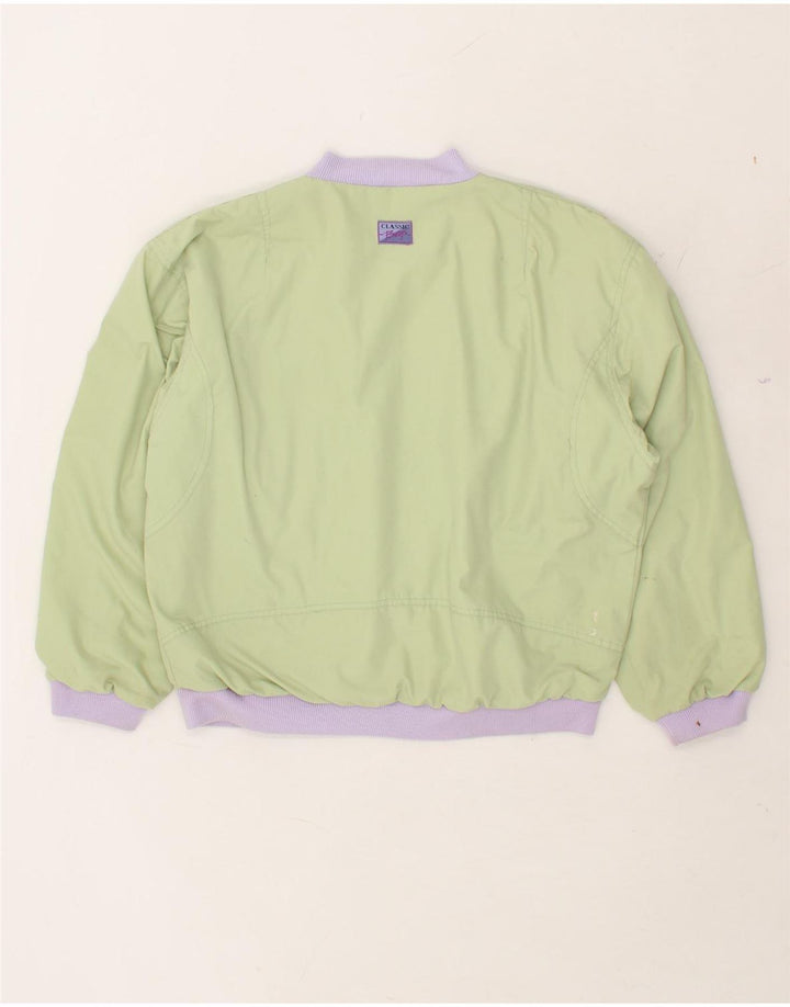 BLUES Boys Bomber Jacket 15-16 Years Green Cotton Vintage Blues and Second-Hand Blues from Messina Hembry 