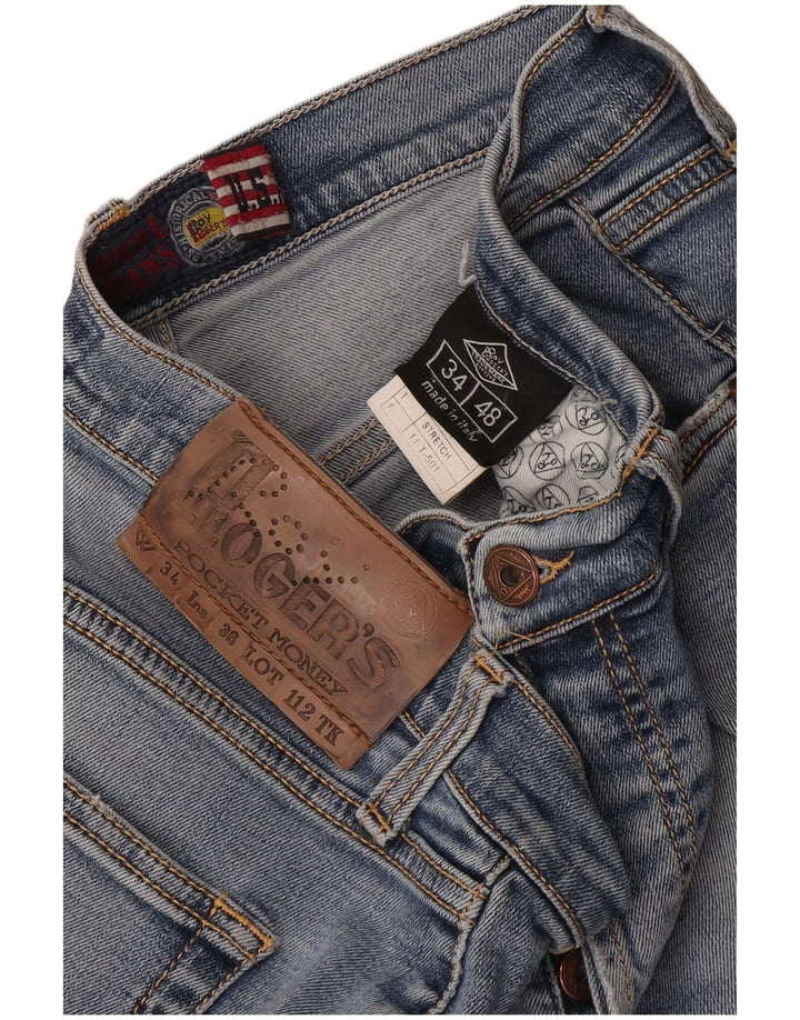 Roy Rogers Herre Thanaz Straight Jeans IT 48 Medium W34 L29 Blå Bomuld