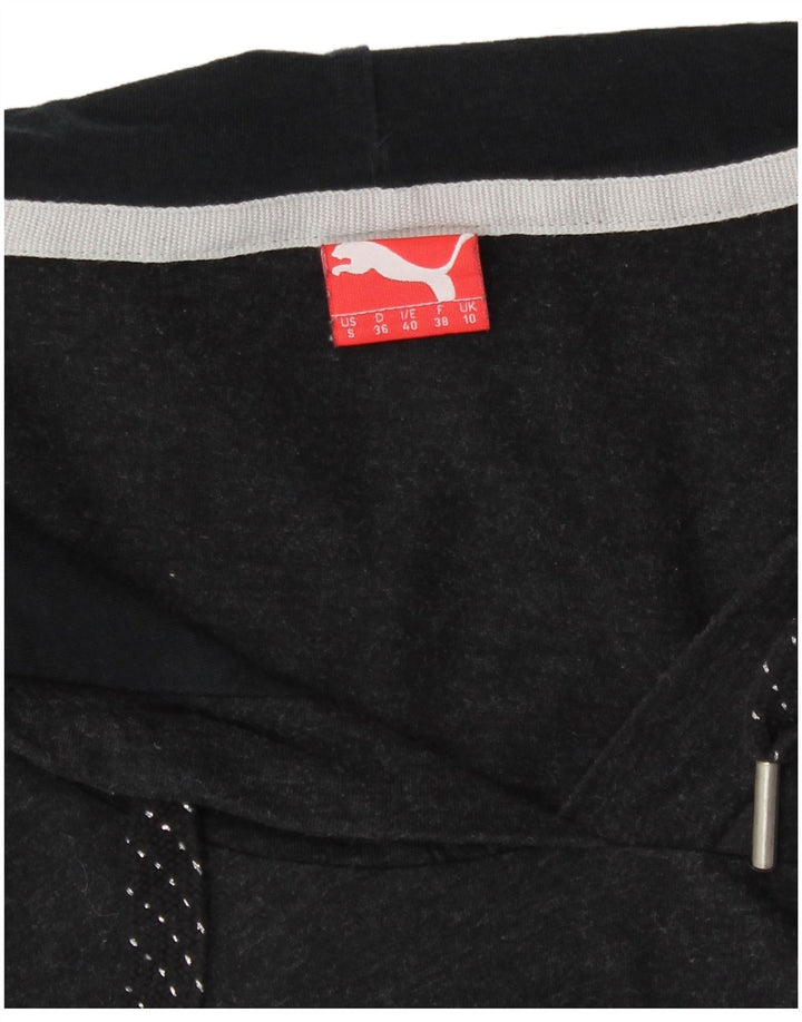 Puma Dame Oversized hættetrøje Langærmet UK 10 Lille Grå