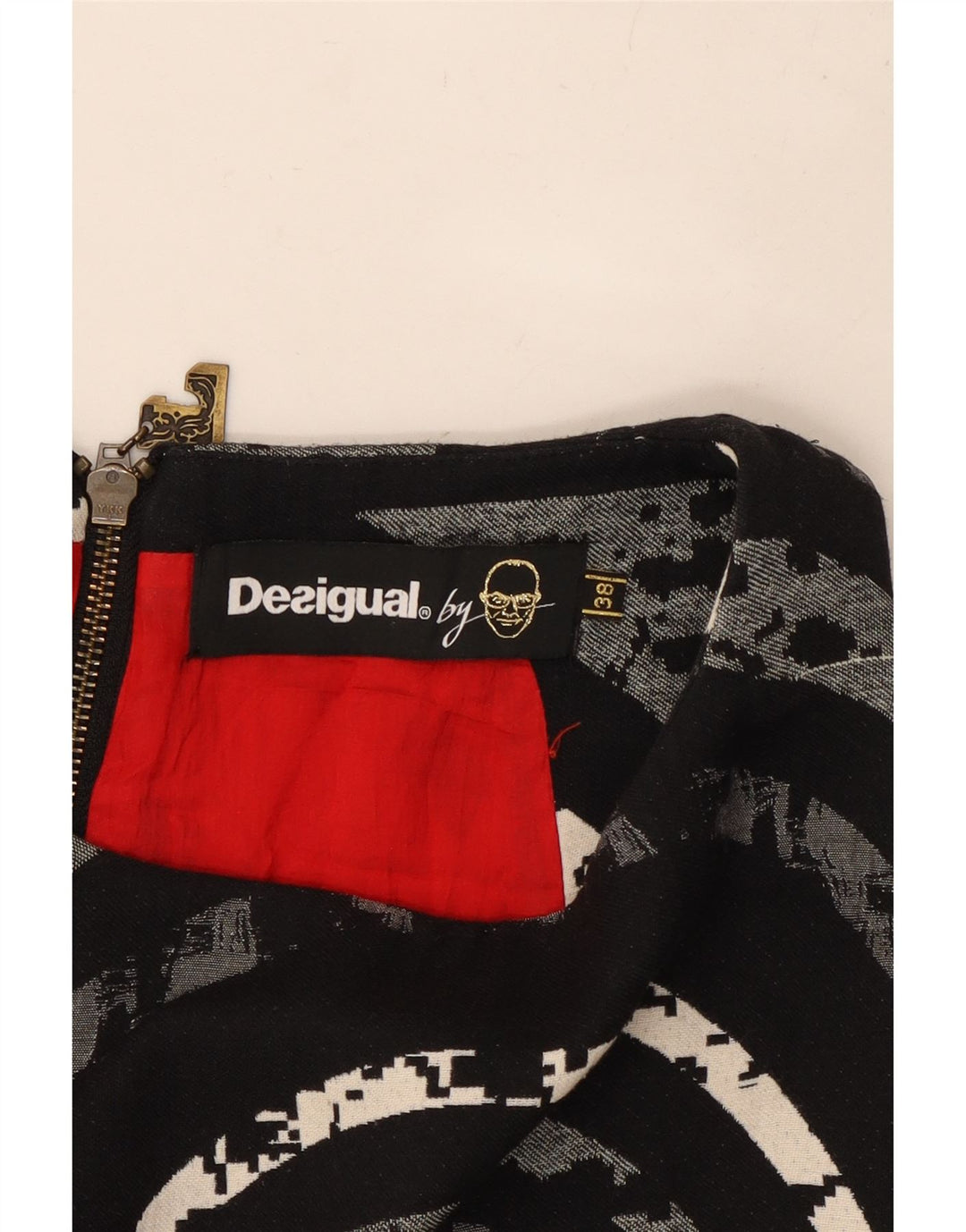 Desigual Dame Ærmeløs Skift Kjole EU 38 Medium Flerfarvet