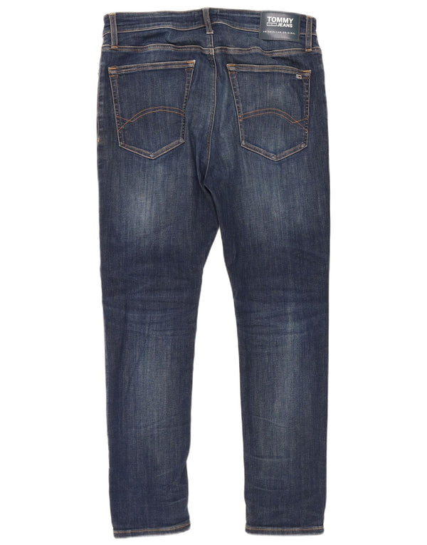 Tommy Hilfiger Herre Ryan Skinny Jeans W34 L30 Marineblå Bomuld