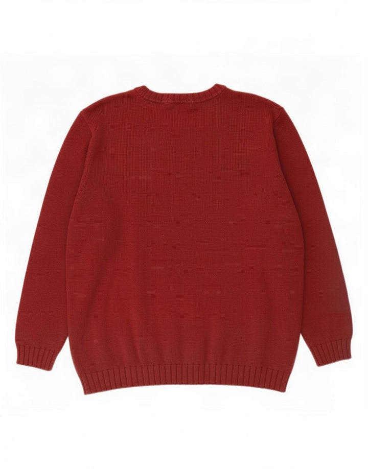 Marks & Spencer Herre St. Michael Boat Neck Jumper Sweater Medium Burgundy