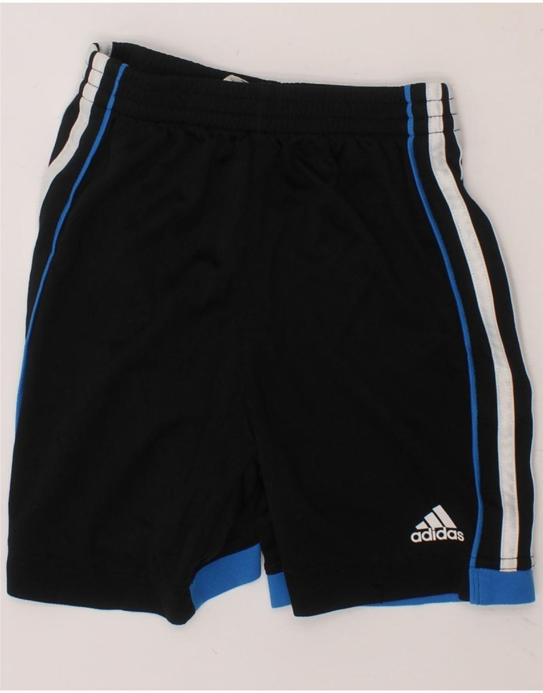 ADIDAS Boys Sport Shorts 5-6 Years  Navy Blue Polyester Vintage Adidas and Second-Hand Adidas from Messina Hembry 