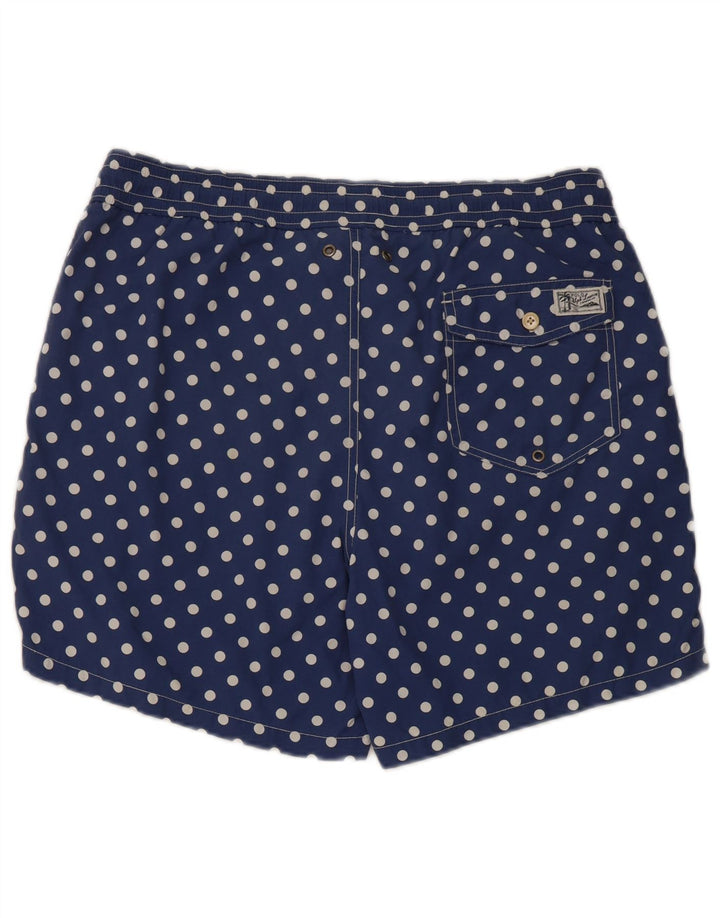 Polo Ralph Lauren Badeshorts til mænd Medium Blue Polka Dot Nylon