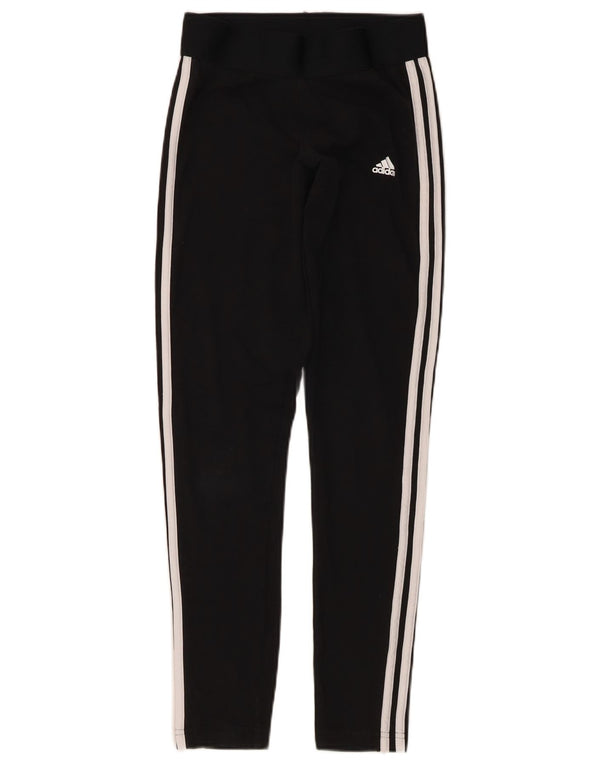 ADIDAS Womens Leggings UK 8/10 Small Black