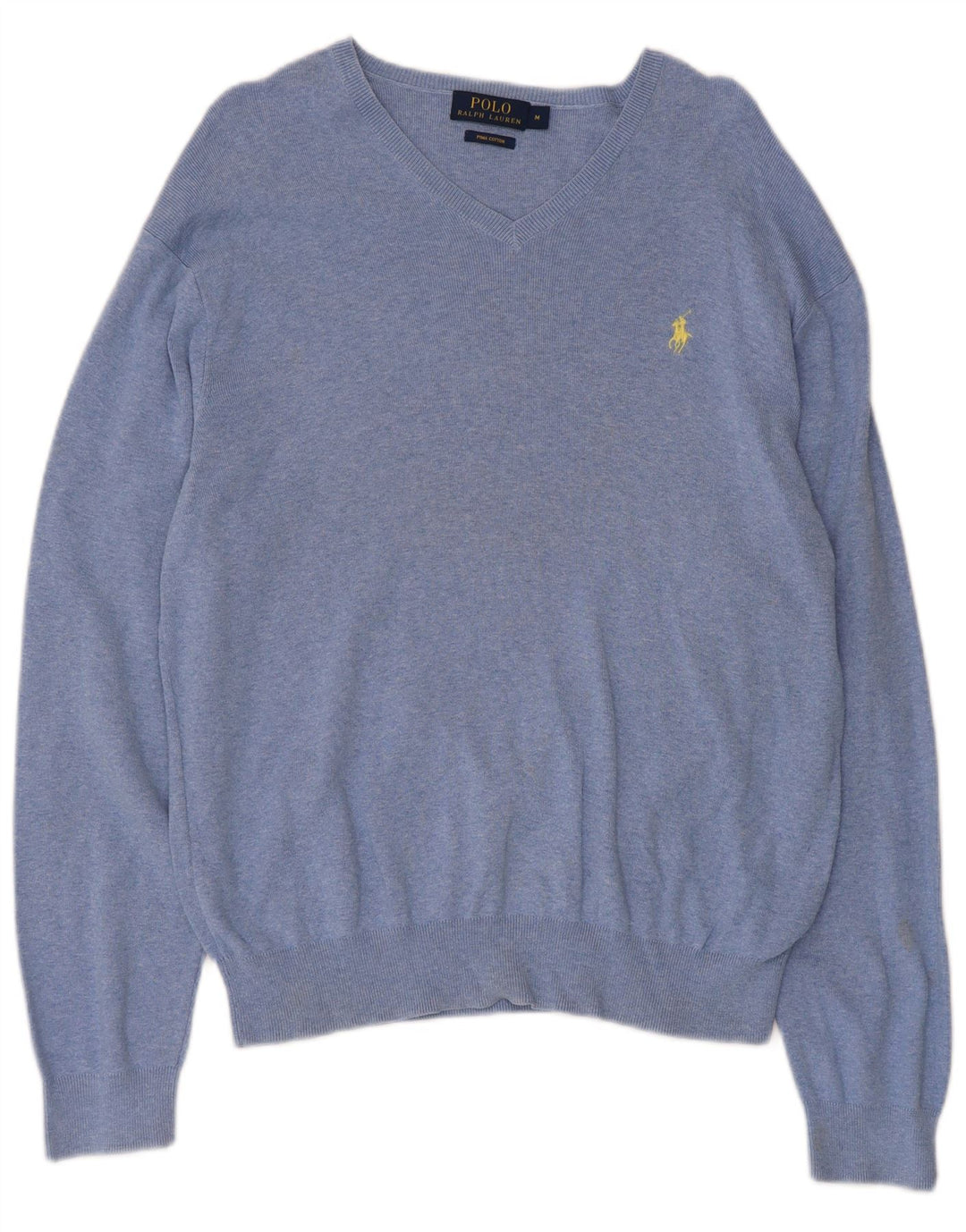 Polo Ralph Lauren Herre V-hals sweater mellemblå