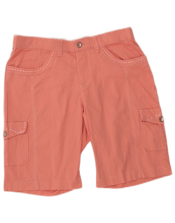 Lee Womens Cargo Shorts US 6 Medium W30 Pink Bomuld