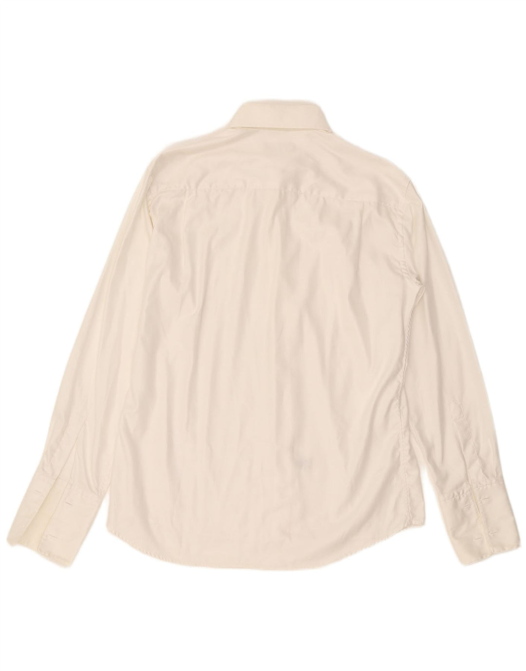 VINTAGE Herreskjorte str. 41 Medium Off White Bomuld
