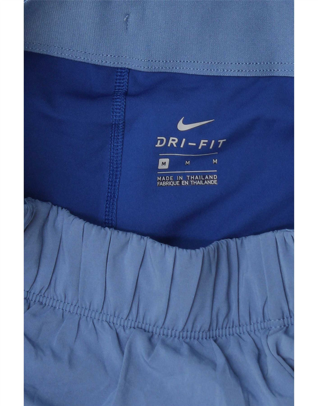 Nike Dame Dri Fit sportsshorts UK 12 Medium Blue