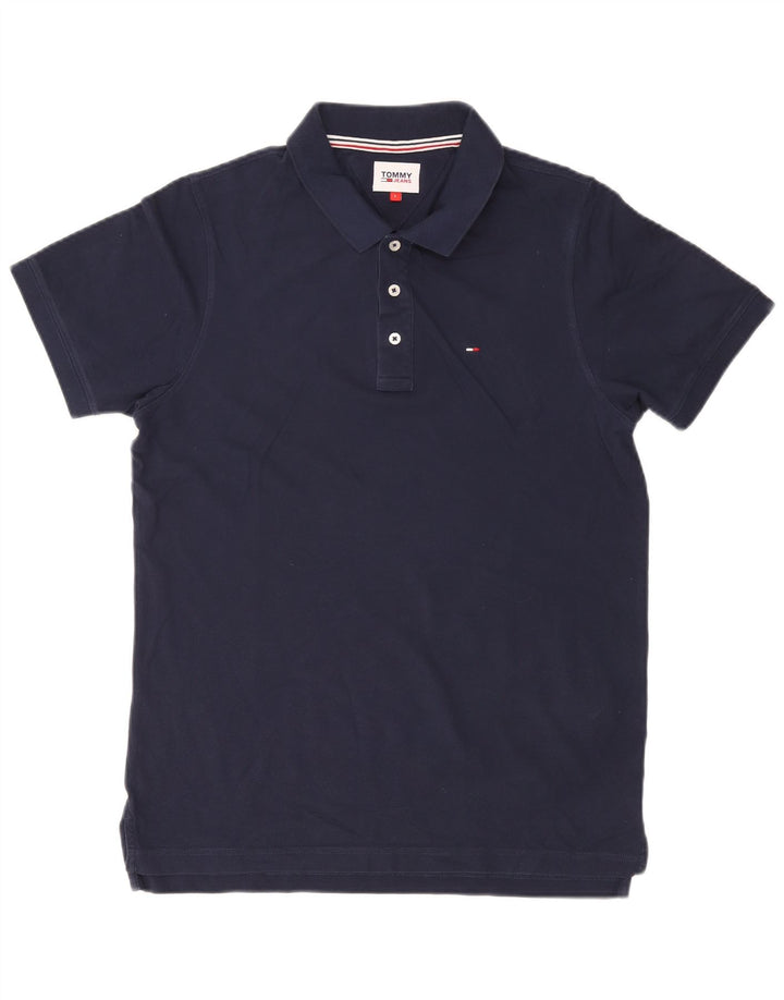 TOMMY HILFIGER Poloshirt til mænd Stor marineblå bomuld