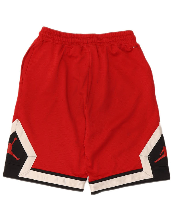 Jordan Boys Sports Shorts 12-13 år Rød Colourblock Polyester