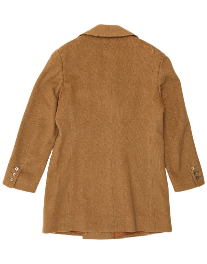 Vintage herre dobbeltradet frakke UK 34 XS Beige sildeben