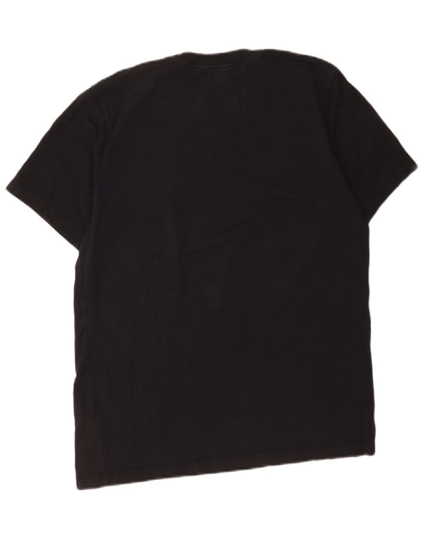 Nike Herre grafisk T-shirt Top Medium Sort Bomuld