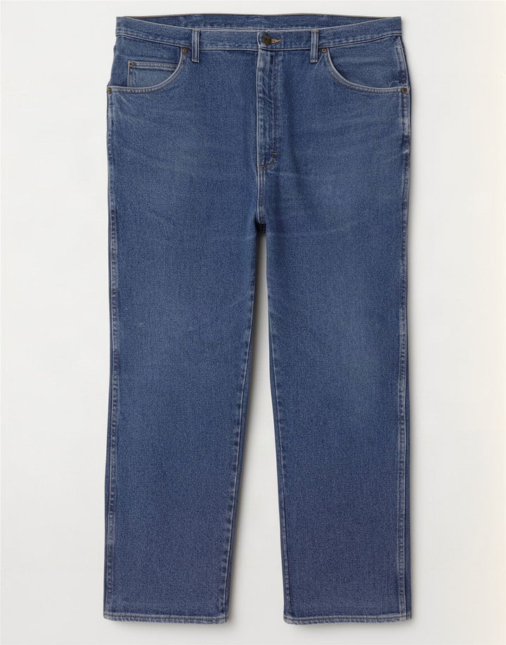 Wrangler Straight Jeans til mænd W40 L30 blå bomuld