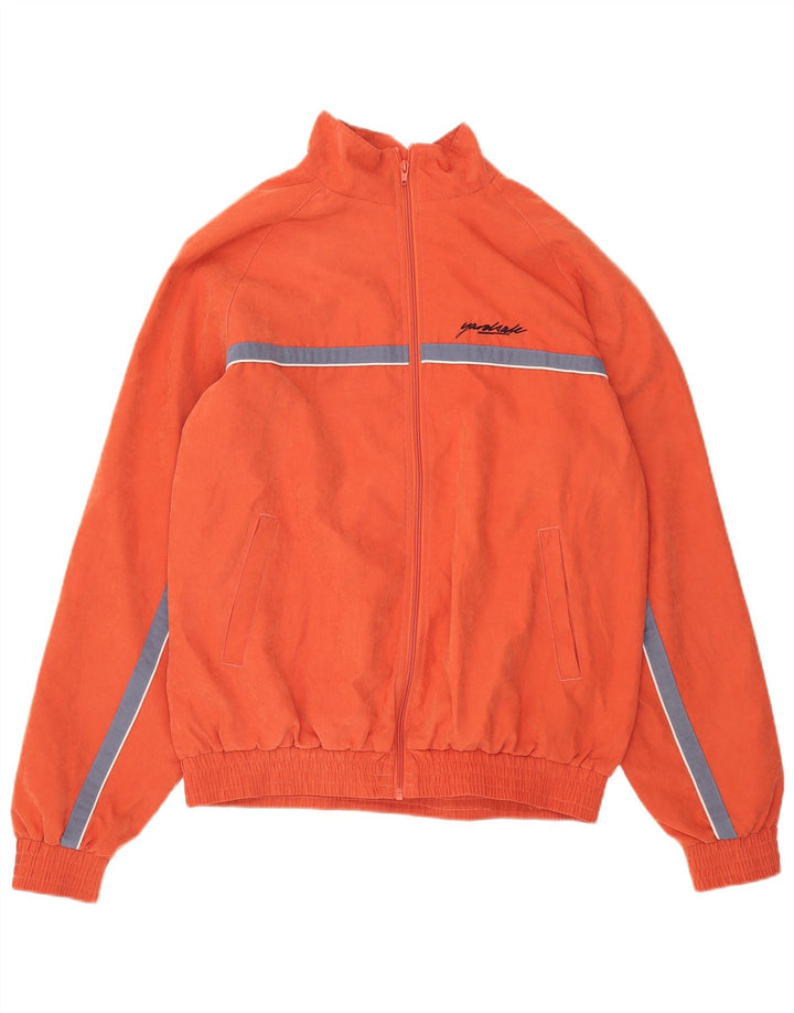 Yardsale Herre grafisk træningsdragt Topjakke XL Orange Colourblock Polyester