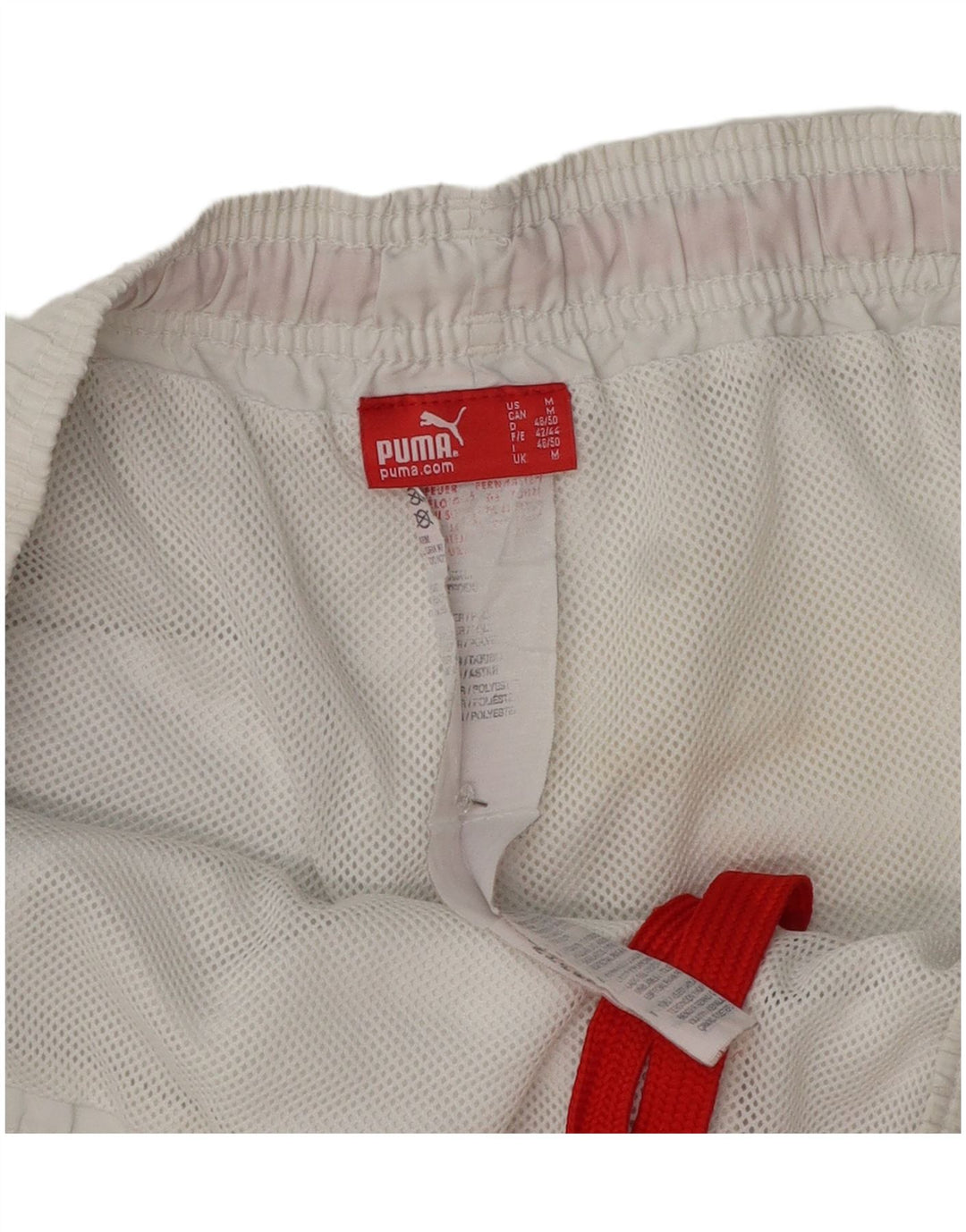 Puma Herre Sportshorts Medium White Colourblock Polyester