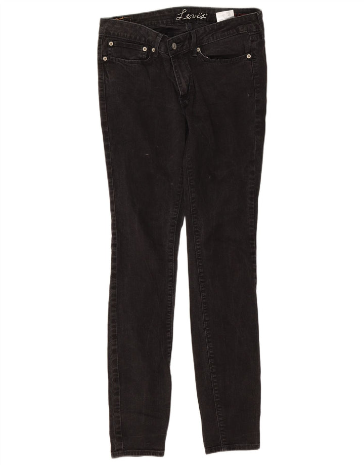 Levi's skinny jeans til kvinder W30 L32 sort bomuld