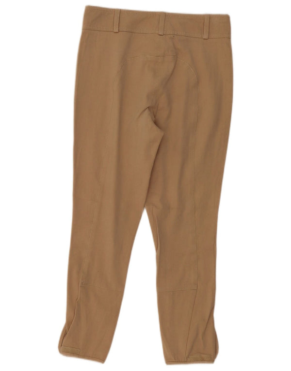 Barbour Dame Slim Casual Bukser UK 10 Small W30 L26 Beige Bomuld