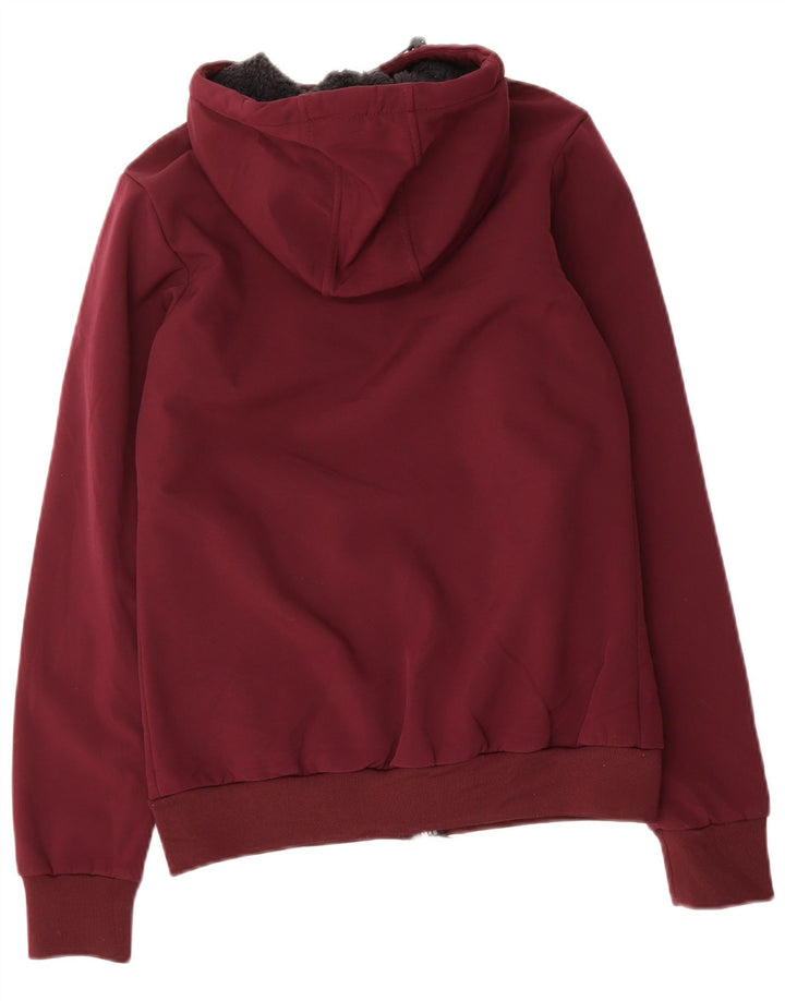 ERREA Mens Zip Hoodie Sweater Medium Maroon