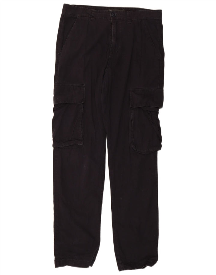 French Connection Herre Straight Cargo Bukser Medium W32 L31 Sort Bomuld