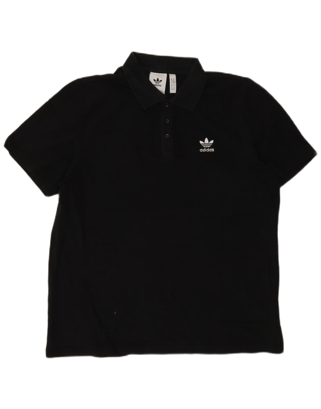 Adidas herre poloshirt Medium sort bomuld