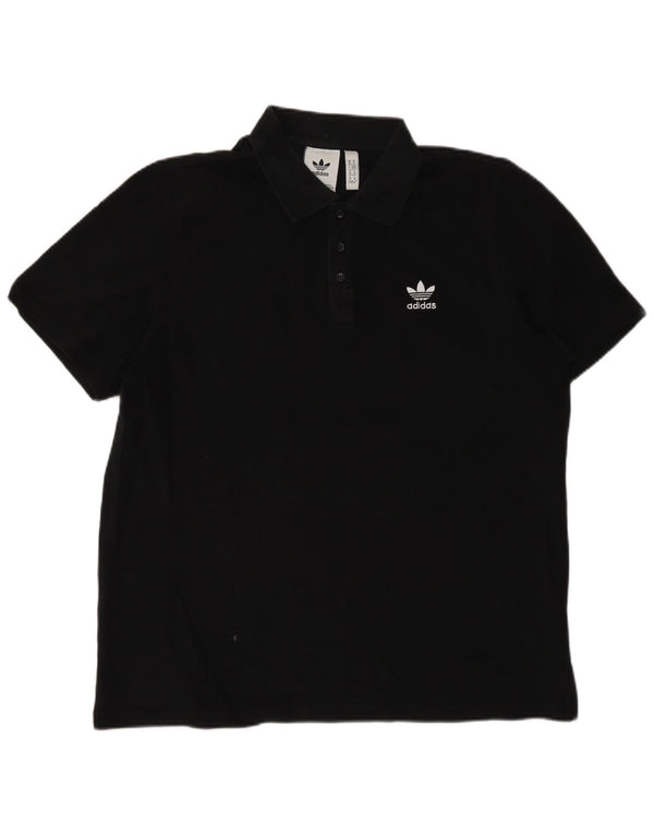 Adidas herre poloshirt Medium sort bomuld