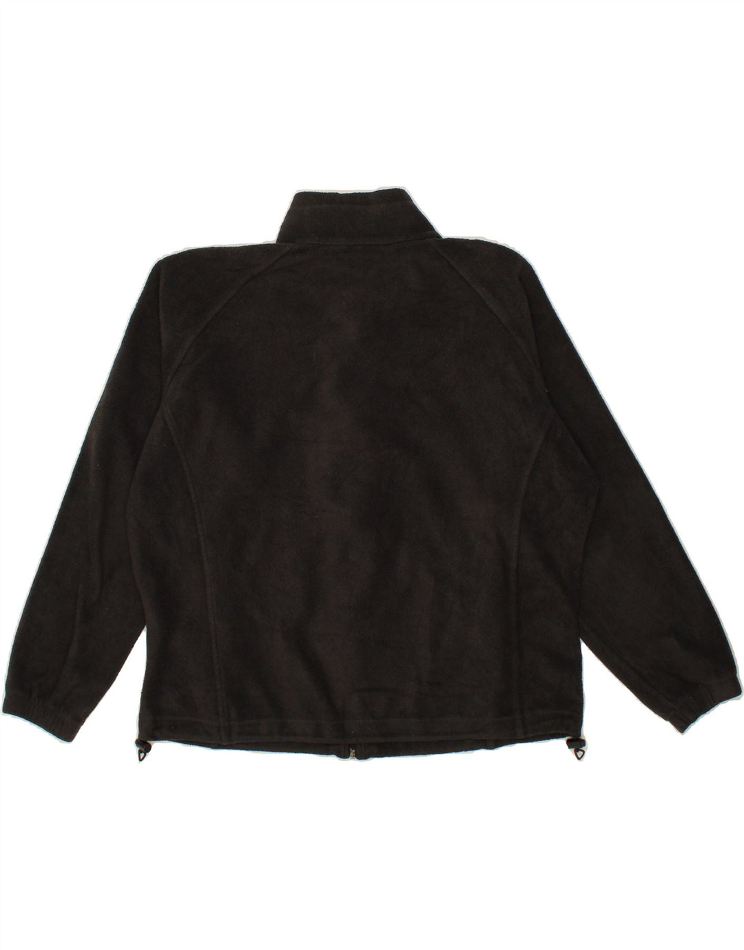 COLUMBIA Womens Oversized Fleece Jacket UK 18 XL Black Polyester Vintage Columbia and Second-Hand Columbia from Messina Hembry 