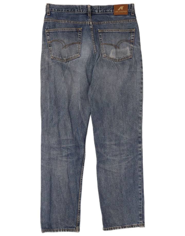 Lee Straight Jeans til mænd W32 L30 blå bomuld