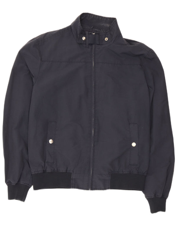 Refrigue Herre Bomber Jacket UK 42 XL Navy Blue Nylon