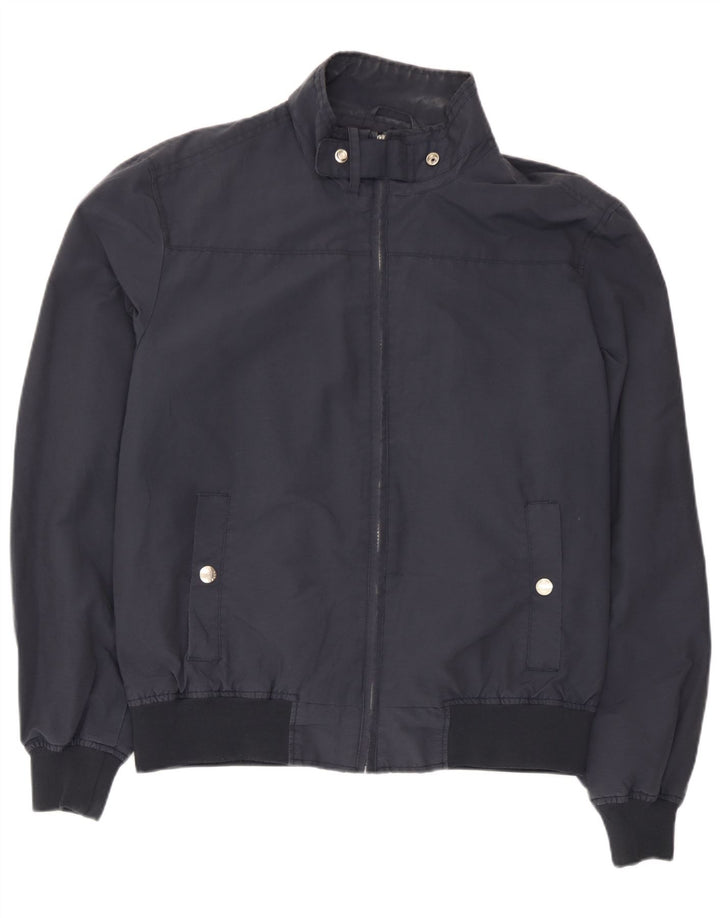 Refrigue Herre Bomber Jacket UK 42 XL Navy Blue Nylon