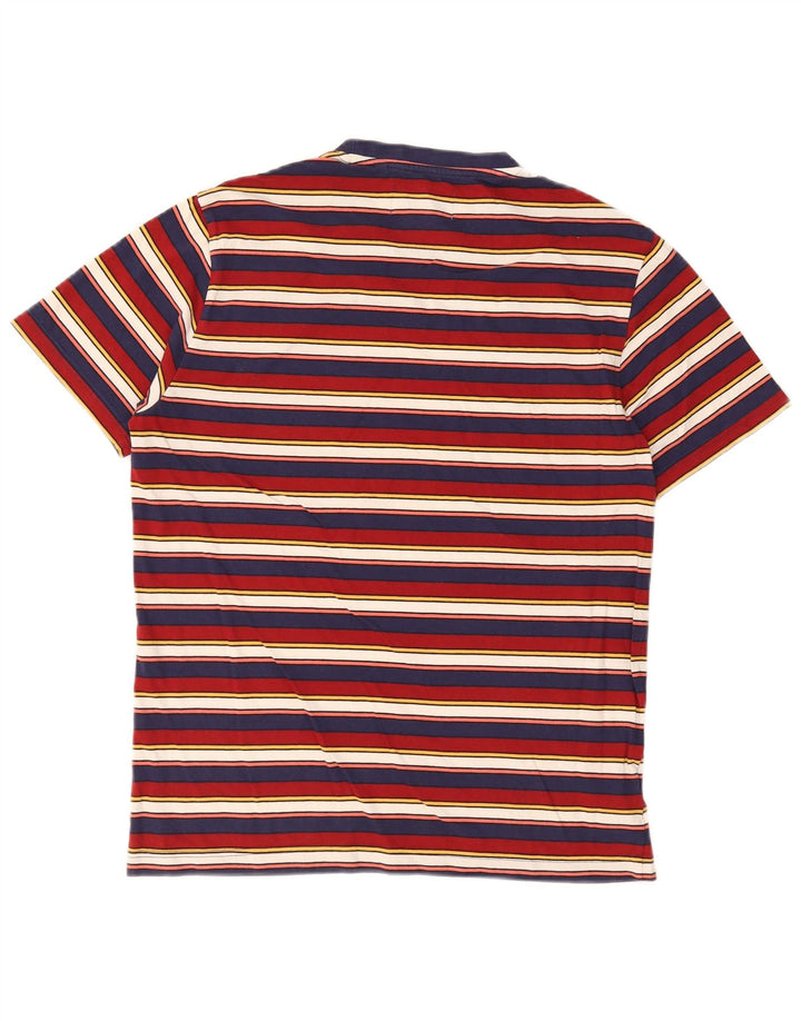 Penguin Herre T-Shirt Top Medium Flerfarvet Stribet Bomuld