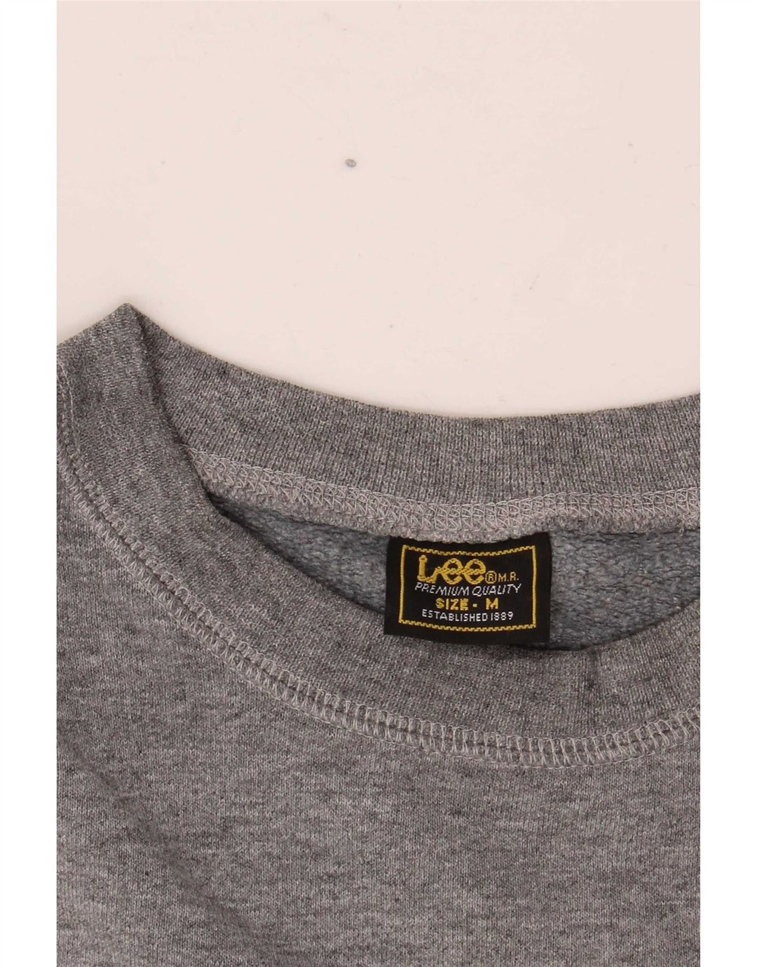 Lee Herre Brooklyn Grafisk Sweatshirt Jumper Medium Grå