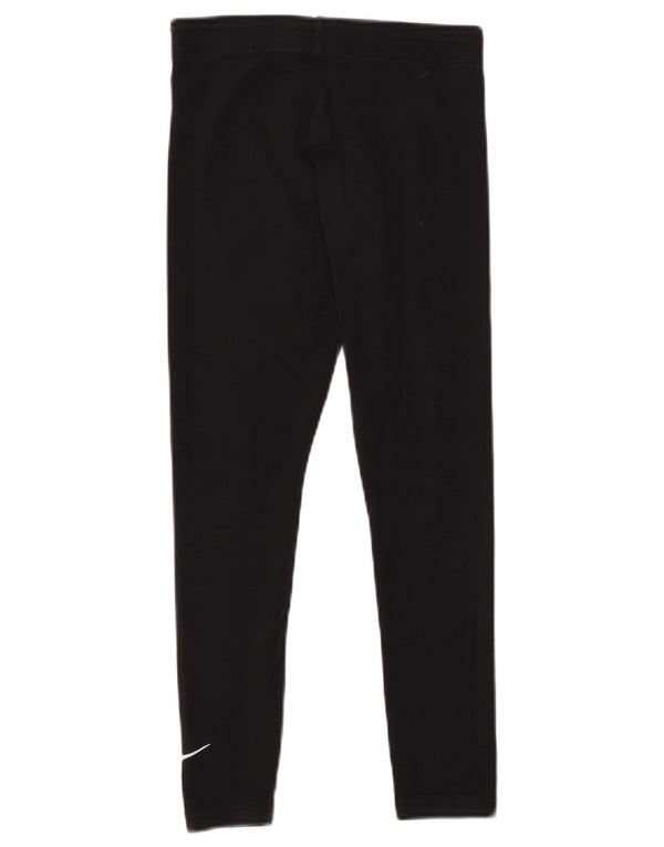 Nike piger grafiske leggings 10-11 år medium sort bomuld