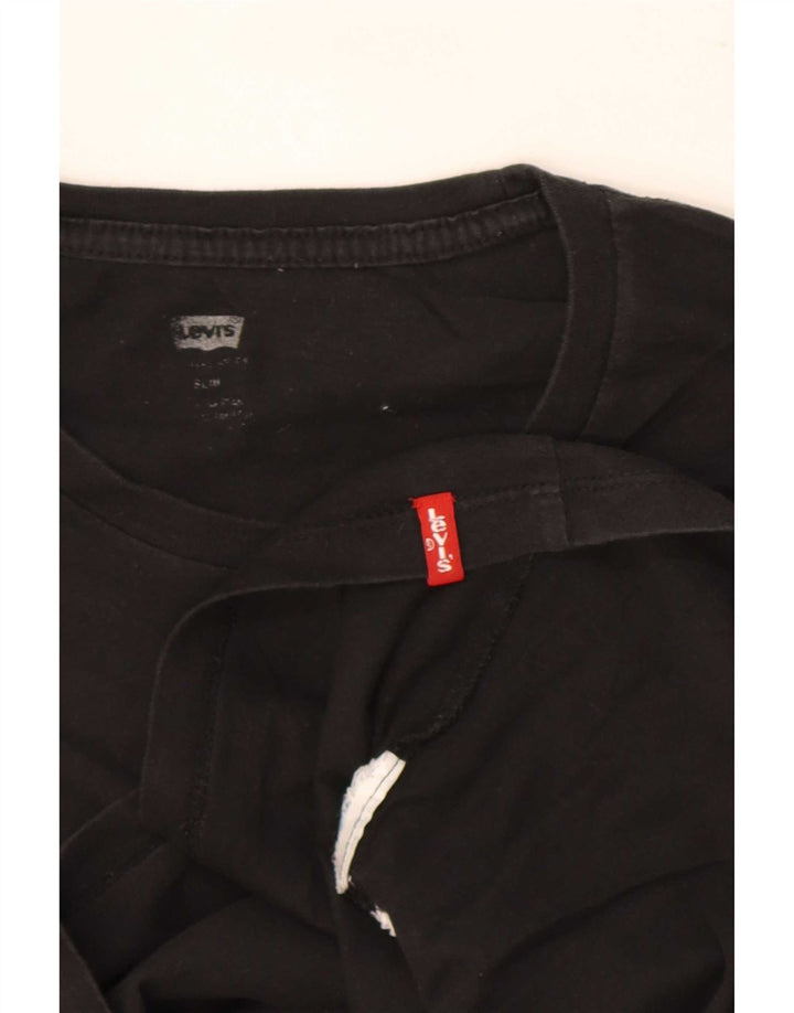 Levi's Herre T-Shirt Top Lille Sort