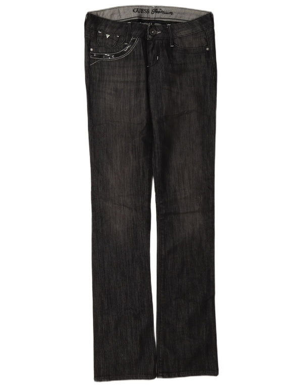 Guess Dame Bootcut Slim Jeans W26 L33 Grå Bomuld