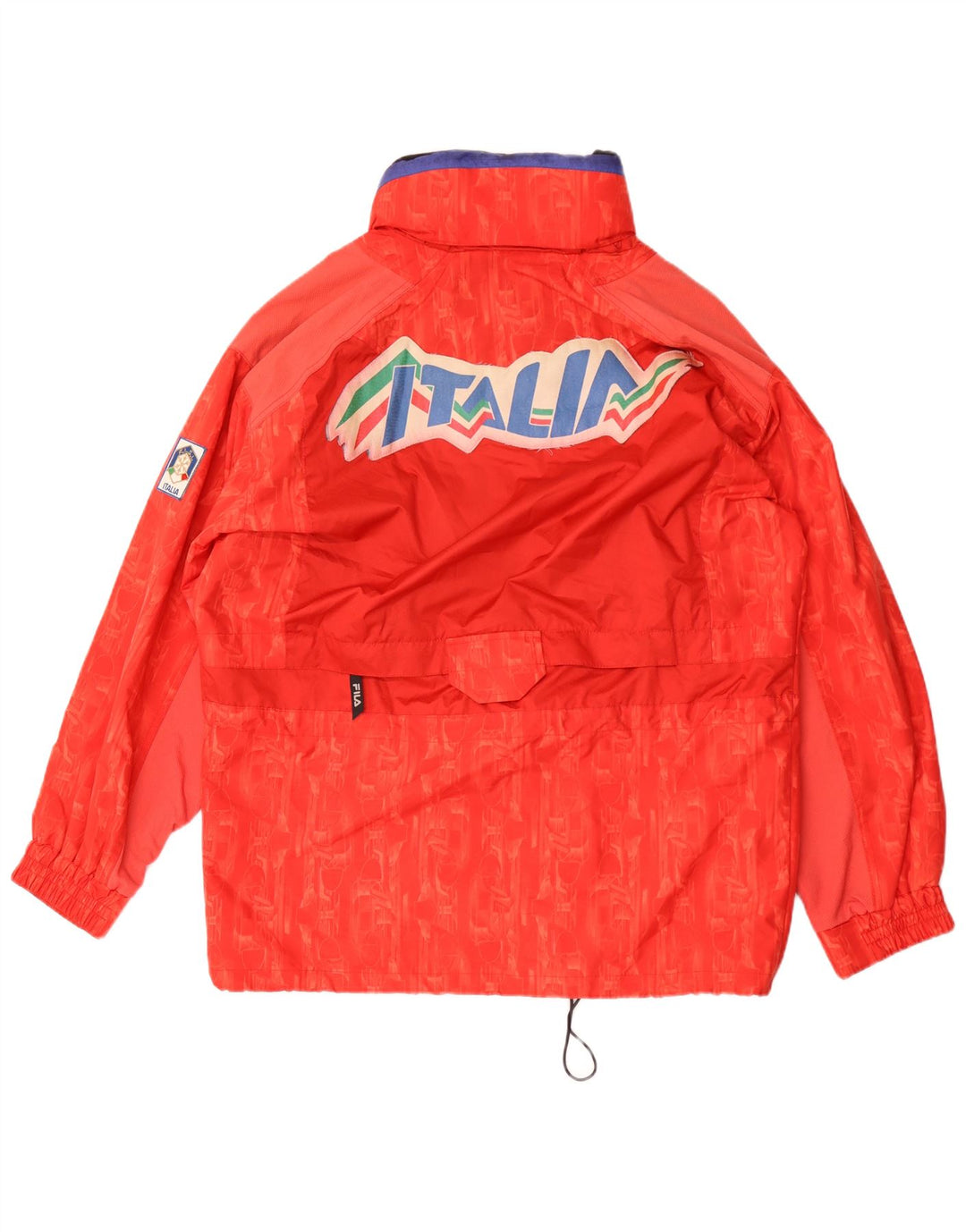 Fila Herre grafisk ski 2-delt sæt IT 48 Medium W30 L29 Rød farveblok