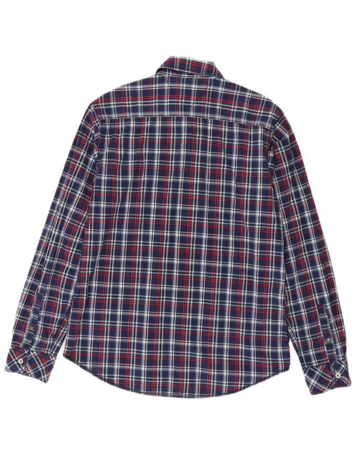 Tommy Hilfiger Herreskjorte Medium Navyblå ternet bomuld