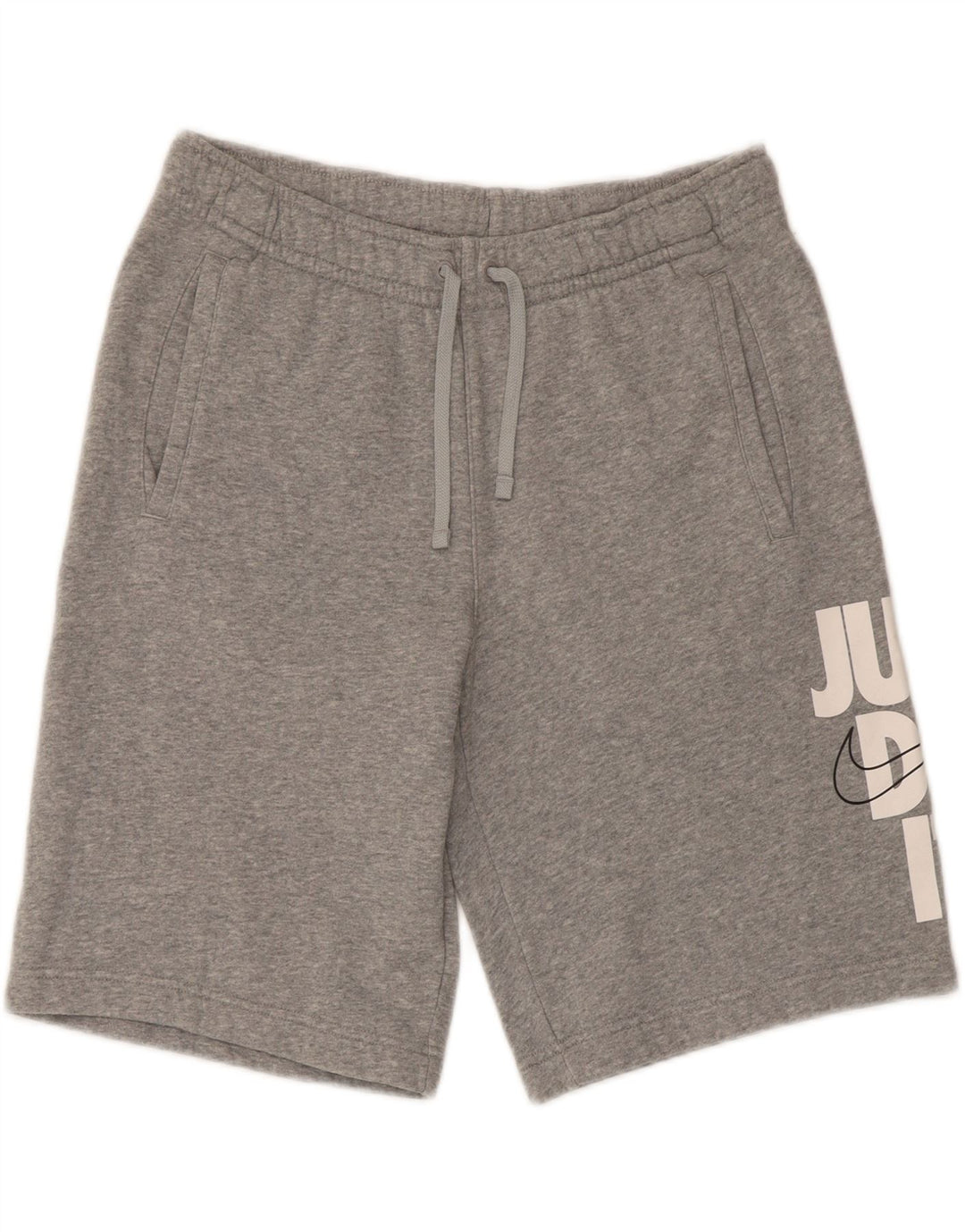 Nike grafiske sportsshorts til mænd, mellemgrå flækkede