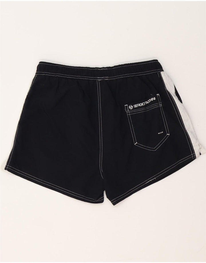 SERGIO TACCHINI Badeshorts til mænd Large Black Colourblock Polyester