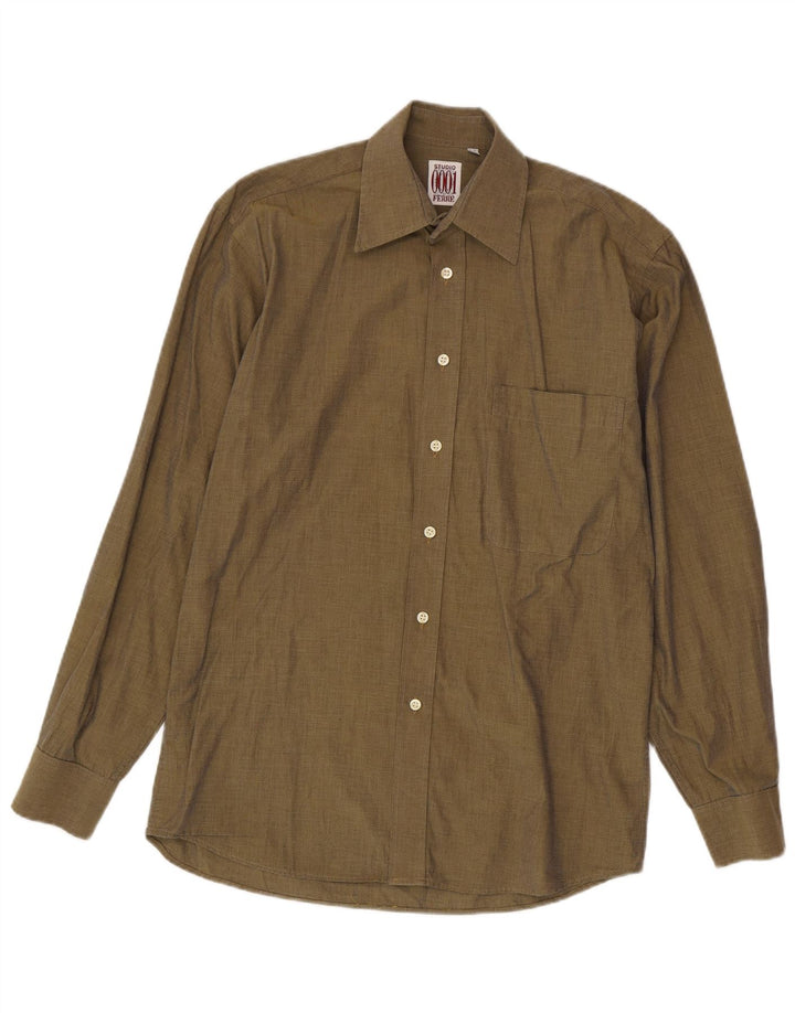 Ferre Herreskjorte Str. 38 15 Medium Khaki