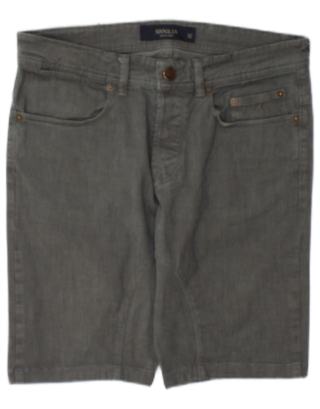 SIVIGLIA Casual Shorts til mænd W32 mellemgrå bomuld